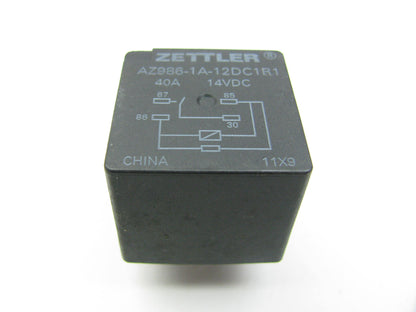 NEW - Bulk Packed American Zettler AZ986-1A-12DC1R1 14V 40 Amp Relay