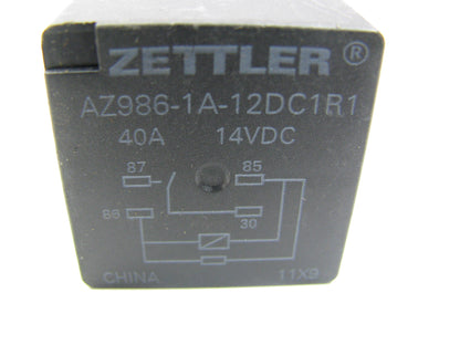 NEW - Bulk Packed American Zettler AZ986-1A-12DC1R1 14V 40 Amp Relay