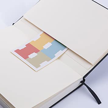 (2) Elegant Black Leather Notebooks With Premium Thick Paper, Ruled, 8.4'' X 5.7''