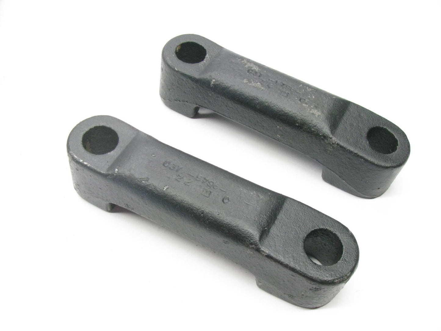 (2) Vintage OEM Ford Truck Bottom U-Bolt Plate Spring Seat Caps B7TZ-5796-B