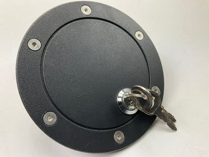 NEW UNBOXED Bully BBS-1222CK Black Bull Fuel Filler Door Cover With Lock