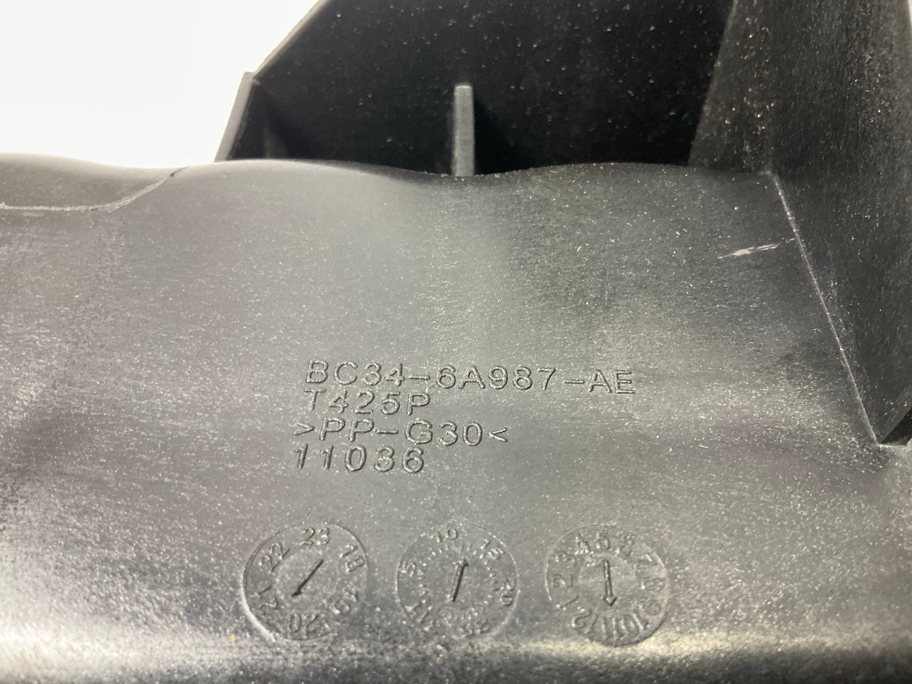 Broken Mounting Tab - Left Battery Tray Engine Coolant Reservoir # BC34-6A987-AE