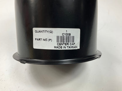 NEW UNBOXED Top Line C100B 3-1/8'' Diam. Black Push-Through Wheel Center Cap