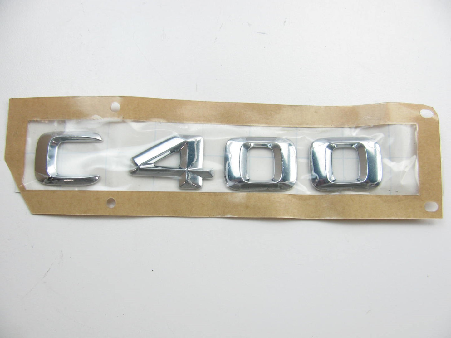 NEW - OUT OF BOX - OEM Mercedes Benz C400 Emblem Badge Nameplate