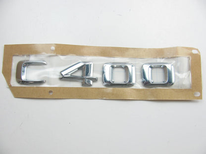 NEW - OUT OF BOX - OEM Mercedes Benz C400 Emblem Badge Nameplate