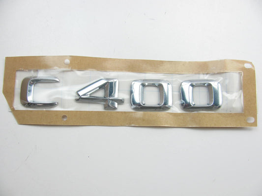 NEW - OUT OF BOX - OEM Mercedes Benz C400 Emblem Badge Nameplate