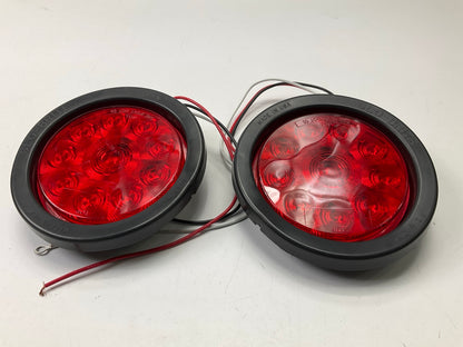 (2) NEW - UNBOXED Blazer C542RTM 4'' LED Round Stop / Tail / Turn Light LAMP Red