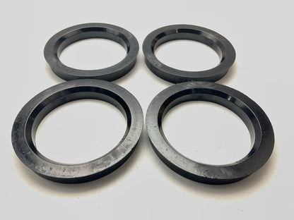 New Unboxed White Knight 72.62mm OD X 56.15mm ID Hub Centric Rings, 4-Piece