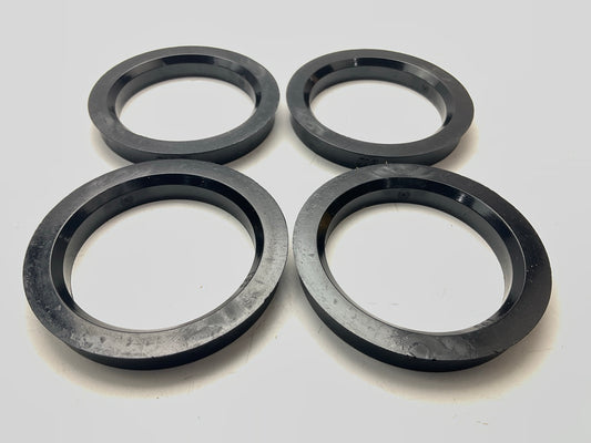 New Unboxed White Knight 72.62mm OD X 56.15mm ID Hub Centric Rings, 4-Piece