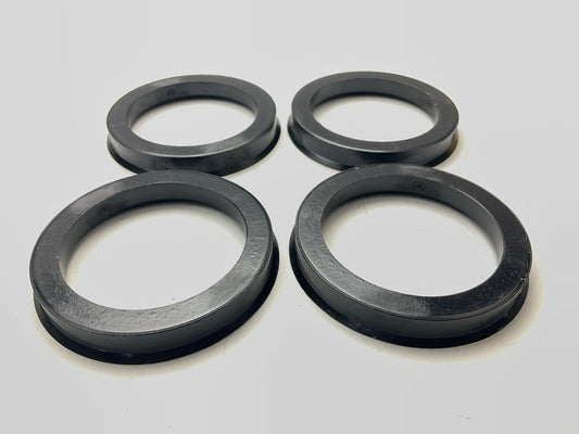 New Unboxed White Knight 72.62mm OD X 56.15mm ID Hub Centric Rings, 4-Piece
