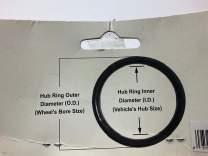 New Unboxed White Knight 72.62mm OD X 56.15mm ID Hub Centric Rings, 4-Piece