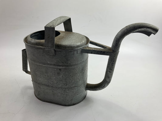 Vintage Galvanized Metal Gas Service Station Radiator Filling Watering Can 3 GAL