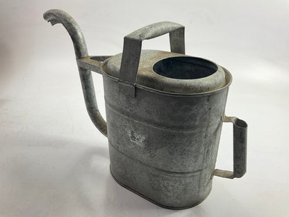 Vintage Galvanized Metal Gas Service Station Radiator Filling Watering Can 3 GAL