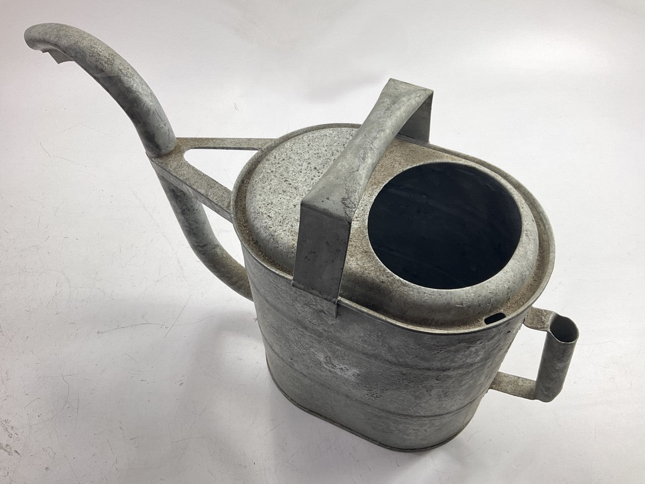 Vintage Galvanized Metal Gas Service Station Radiator Filling Watering Can 3 GAL