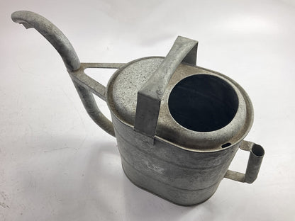 Vintage Galvanized Metal Gas Service Station Radiator Filling Watering Can 3 GAL