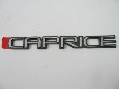 NEW - OUT OF BOX CAPRICE EMBLEM Name Plate Badge 5-1/2'' Long X 1/2'' High