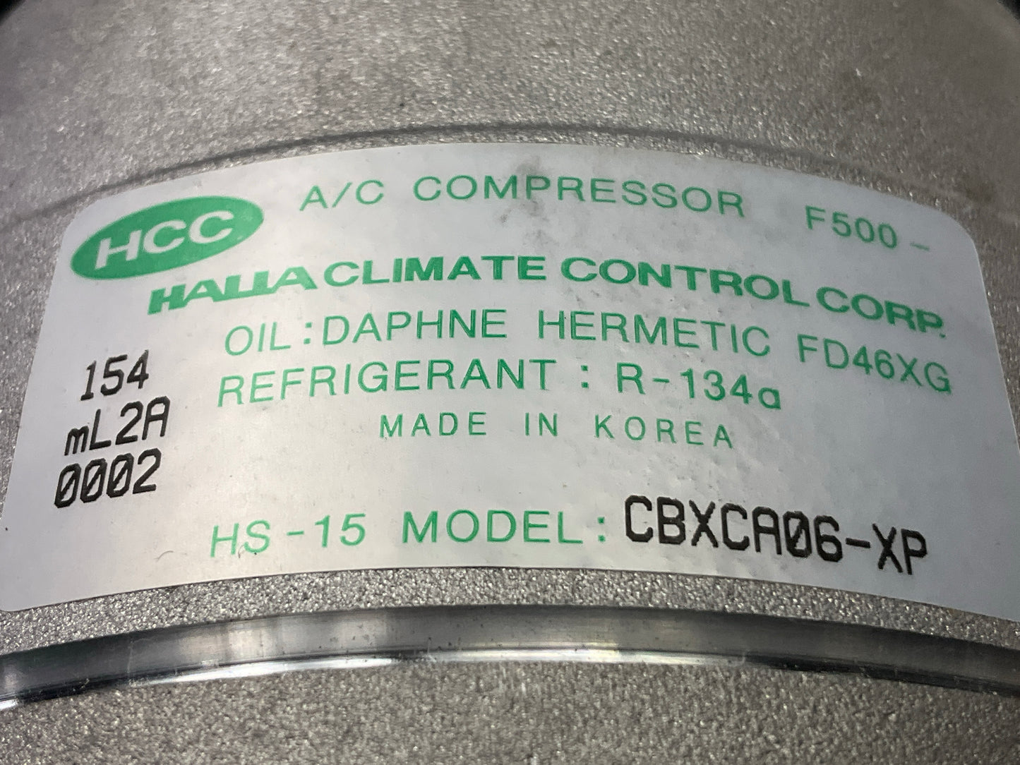 NEW CBXCA06-XP A/C Compressor With Clutch For 2001-2005 Hyundai Accent
