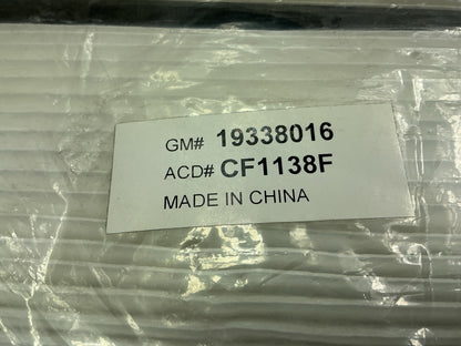 NEW - OUT OF BOX CF1138F Cabin Air Filter