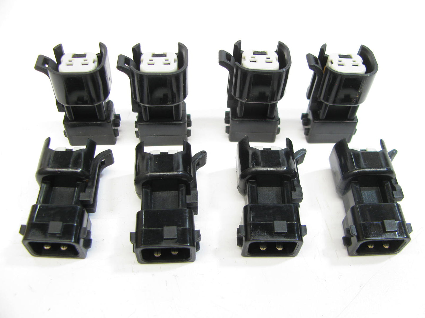 (8) NEW Fuel Injector Connector Harness Adapters EV1 To EV6 USCAR - LS2 LS3 LS7
