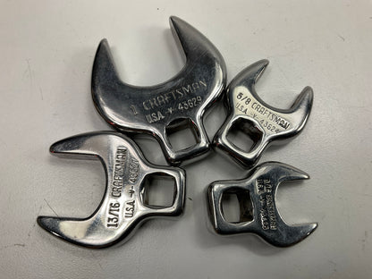 USED - 3/8'' Drive Craftsman SAE 3/8'' - 1'' Crowfoot Wrenches/Sockets 10 Piece Set