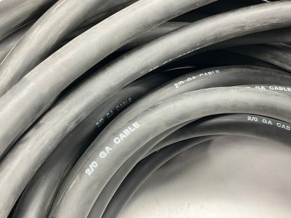 100 FEET - HEAVY DUTY 2/0 GA Black Battery / Welding Cable 2/0 Gauge