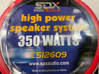 UNBOXED - SDX Pro Audio CS12609 6''x9'' 4-Way Full Range Car Speaker 350 WATTS