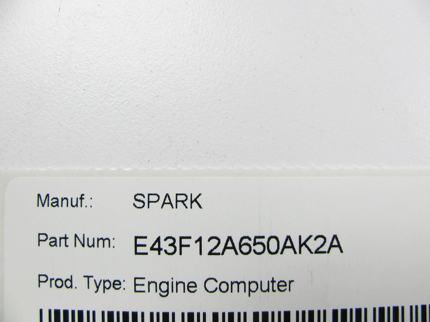 Reman E43F-12A650-AK2A Engine Computer ECU 1984 Tempo Topaz 2.3L W/ MANUAL TRANS