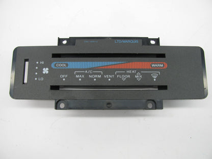 NEW - UNBOXED - OEM Ford E5DH-19808-CC A/C Climate Control Panel Face Trim Plate