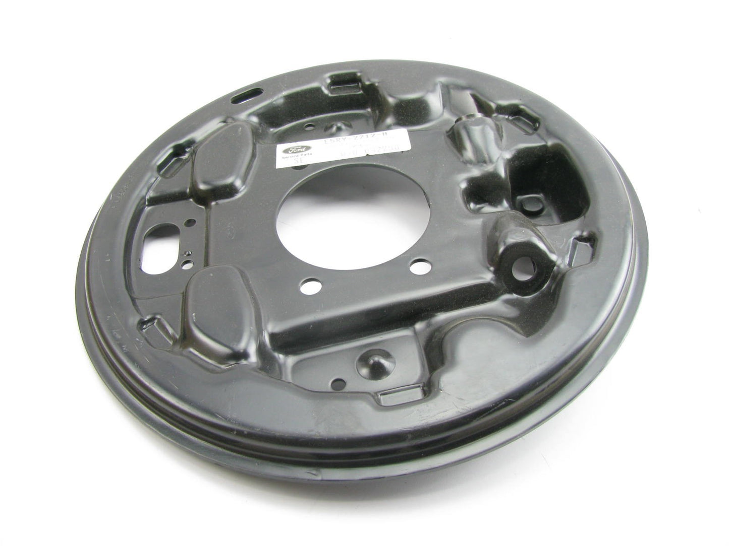 NEW - OUT OF BOX E5RY-2212-A Rear Left Drum Backing Plate 1985-1989 Merkur XR4Ti