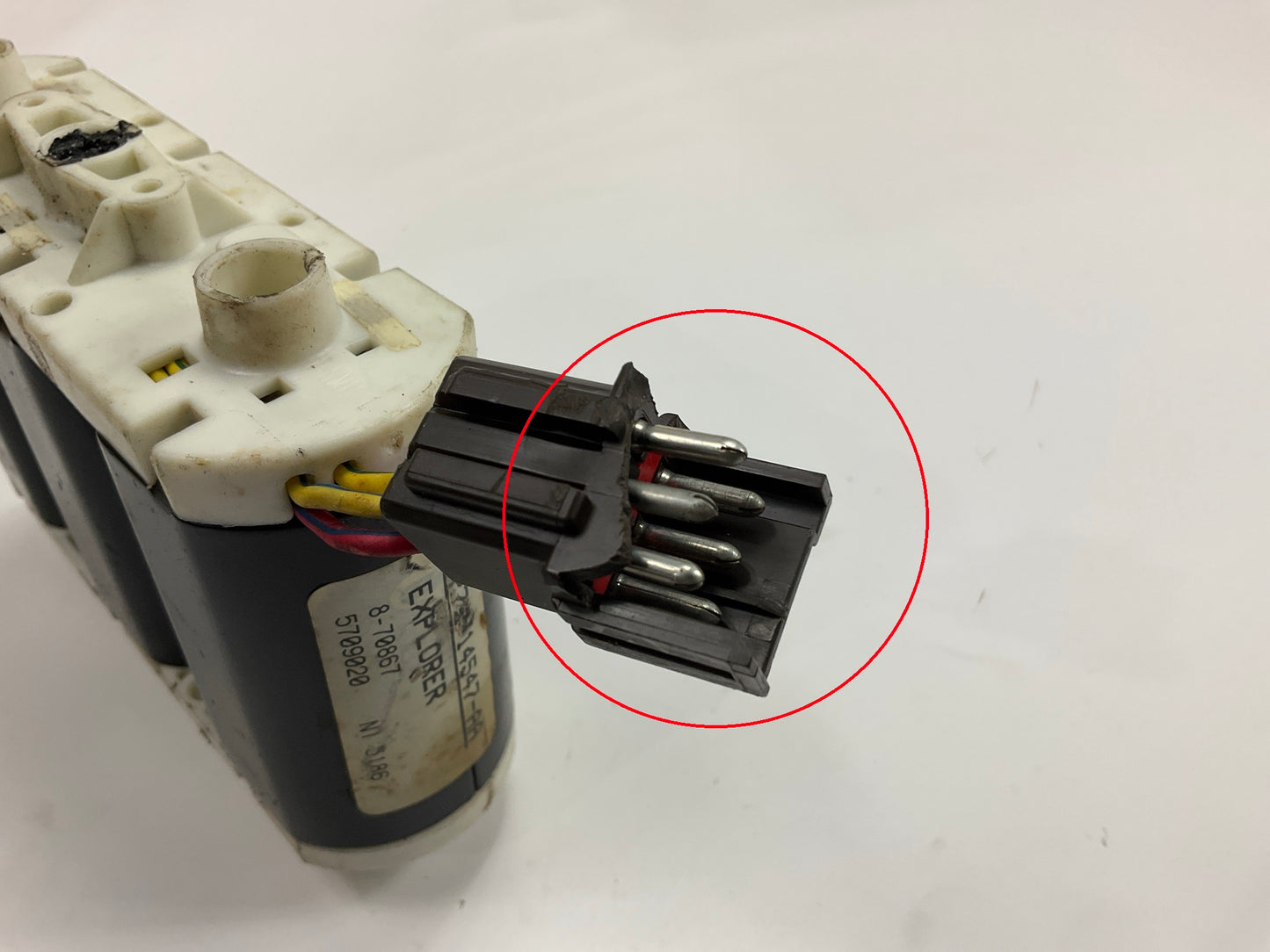 DAMAGED & CHIPPED E5VF-14547-AA-D5 Seat Adjust Motor 1985-1989 Lincoln Town Car