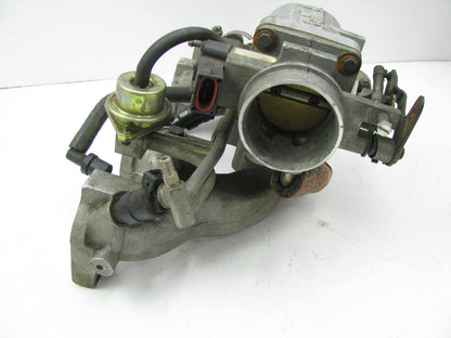 USED Complete OEM 84 Ford 1.6L TURBO Intake Manifold W/ TPS, IAC, Fuel Regulator