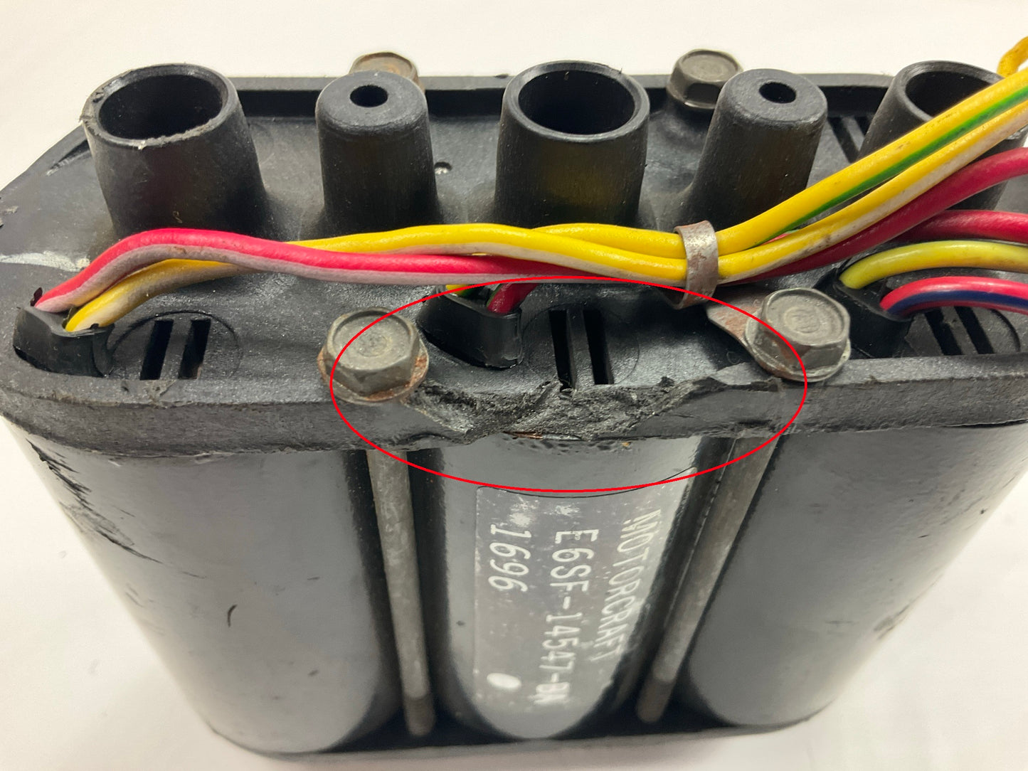 COSMETIC DAMAGE - NEW Left Drivers Side OEM Ford E6SF-14547-BA Seat Adjust Motor