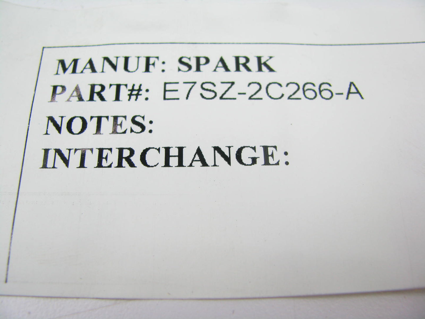 NEW - OUT OF BOX E7SZ-2C266-A ABS Valve Block 1987-1988 Thunderbird Cougar