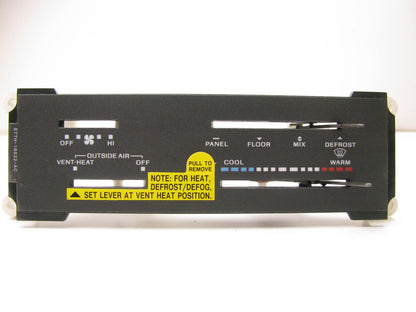 NEW OUT OF BOX OEM Ford E7TZ-18549-A A/C Heater Climate Control FACE PLATE Panel