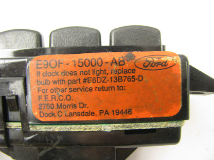 NEW - OUT OF BOX FORD E9OF-15000-AB Dash Clock Gauge 1988-94 Continental