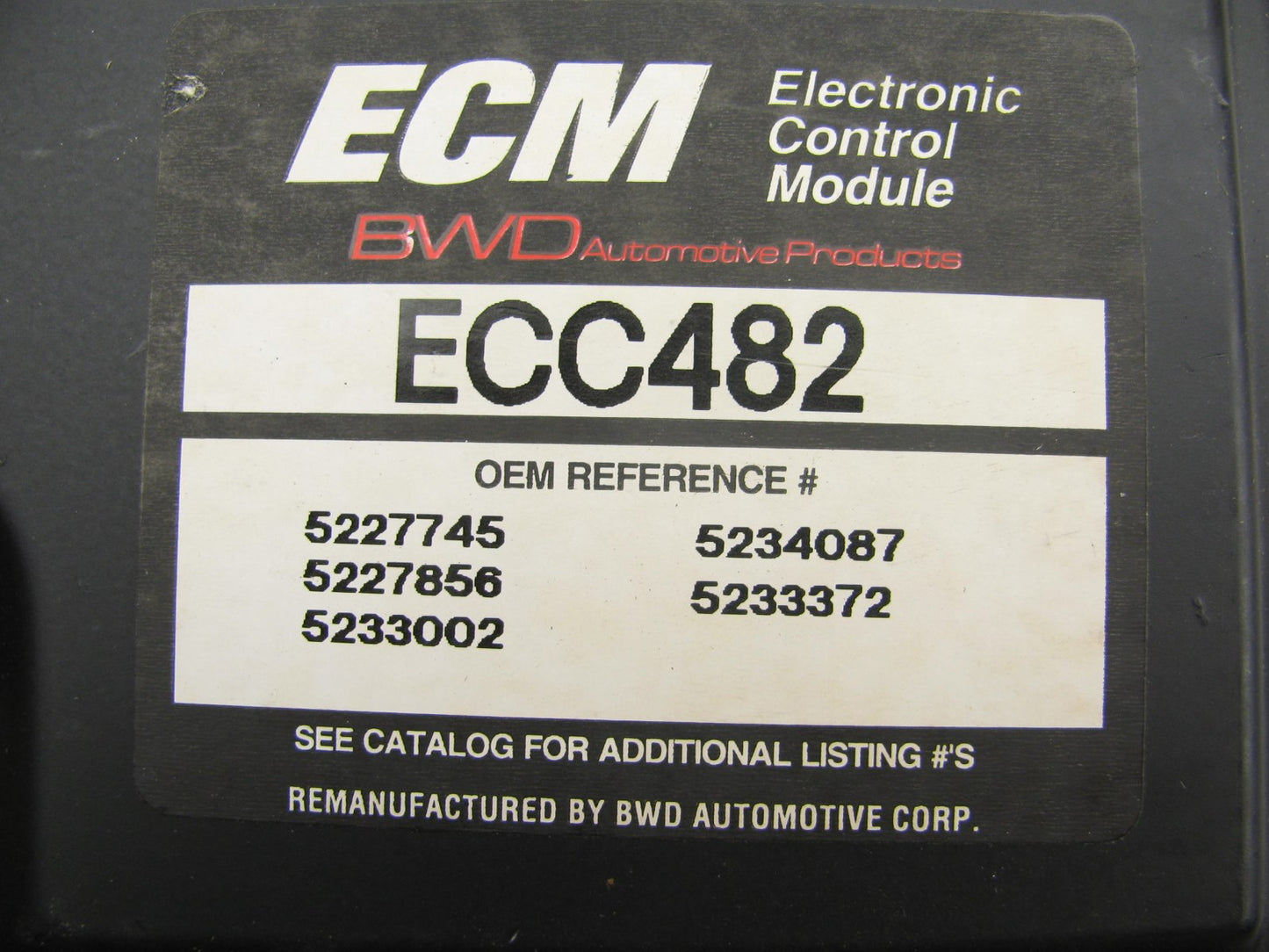 REMAN. ECC482 Engine Control Module ECM For 1987 Chrysler 2.4L