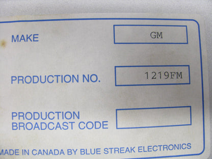 REMAN - Out Of Box EM1219FM Engine Control Module For 1993 Storm Stylus 1.6L-L4