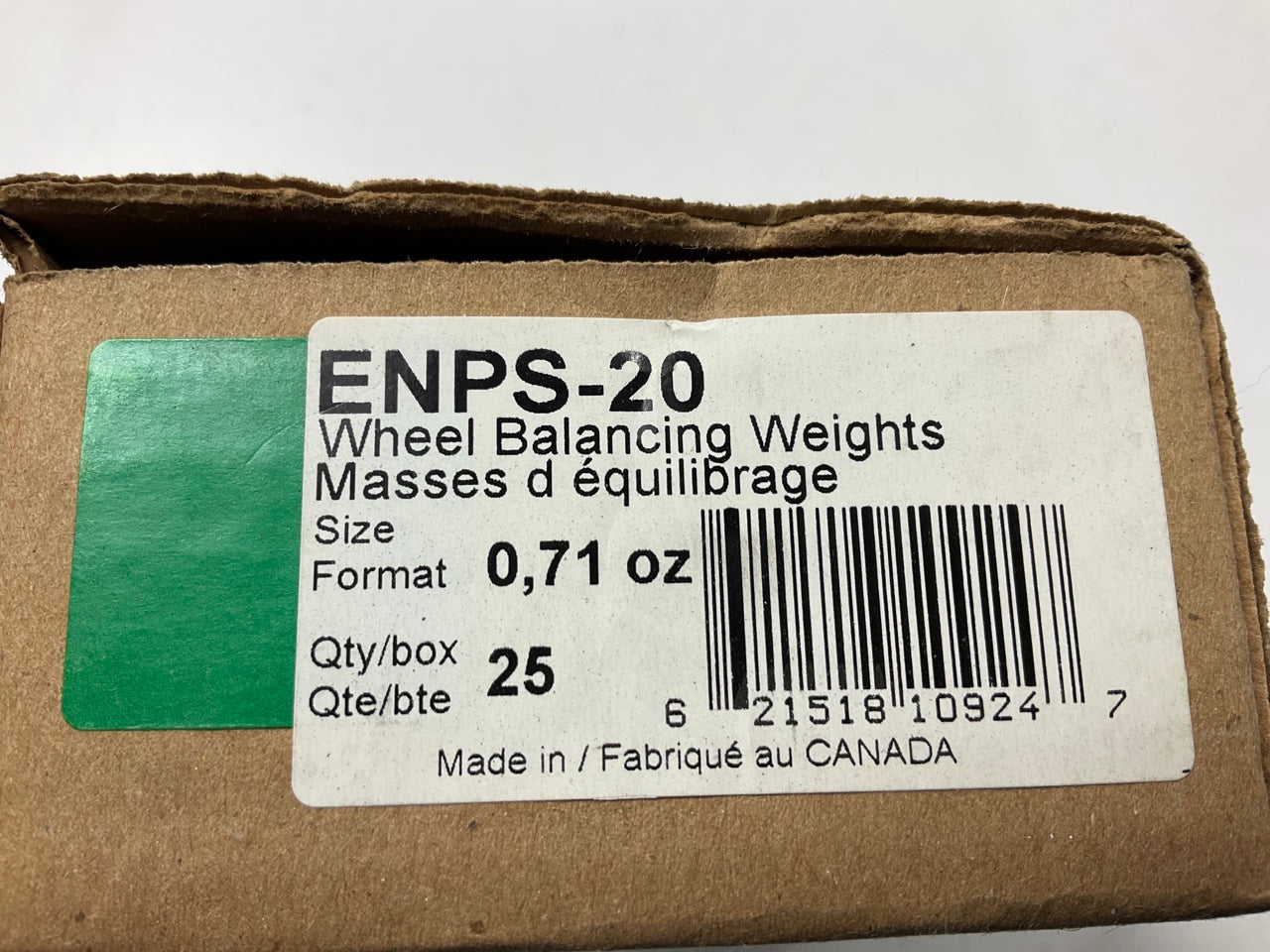 25 Pcs - ENPS-20 Wheel Balancing Weights 0.71 Oz