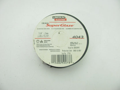 Lincoln Electric ER4043 - MIG Aluminum Welding Wire - 1 Lb Spool  3/64''