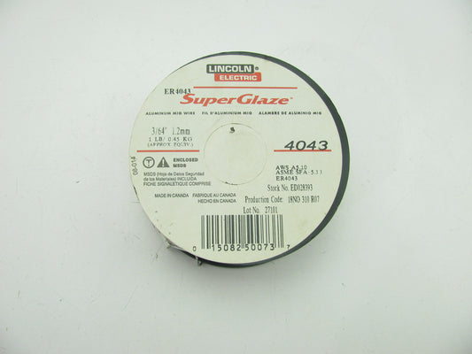 Lincoln Electric ER4043 - MIG Aluminum Welding Wire - 1 Lb Spool  3/64''