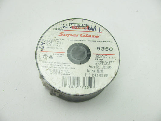 Lincoln Electric ER5356 Aluminum MIG Welding Wire 3/64''  1-Lb Spool.