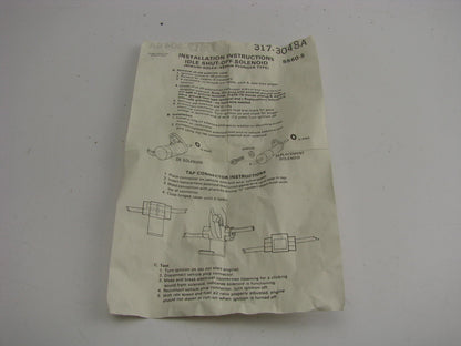 NEW - OUT OF BOX  - ES65 Carburetor Idle Stop (Idle Shut-off) Solenoid