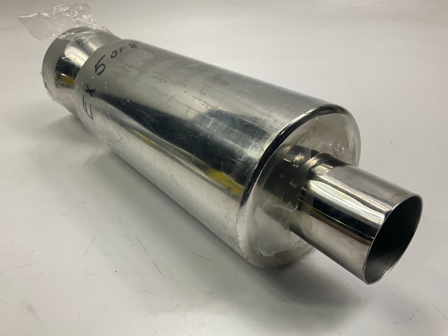 Unboxed DC Sport EX5018 Bully Exhaust Muffler, 2'' Inlet, 4-1/4'' Outlet, 19'' Long
