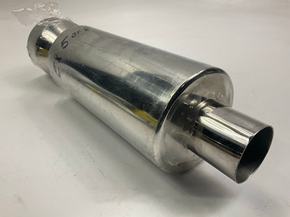 Unboxed DC Sport EX5018 Bully Exhaust Muffler, 2'' Inlet, 4-1/4'' Outlet, 19'' Long