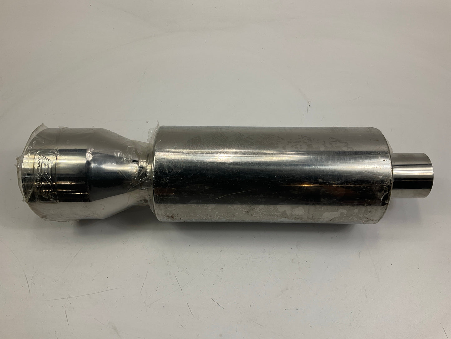 Unboxed DC Sport EX5018 Bully Exhaust Muffler, 2'' Inlet, 4-1/4'' Outlet, 19'' Long