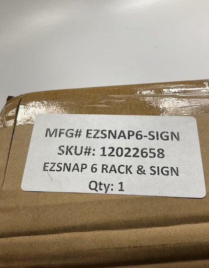 Diehard EZSNAP6 12V Auto Battery Rack Display / Sales Rack