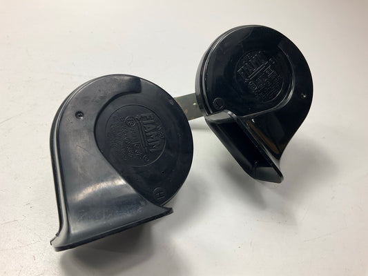 NEW UNBOXED OEM Ford F03Z-13832-B Low & High Note Horn Set - 88-90 Escort