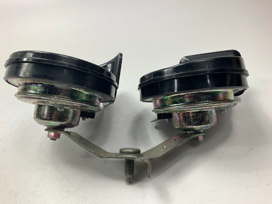 NEW UNBOXED OEM Ford F03Z-13832-B Low & High Note Horn Set - 88-90 Escort