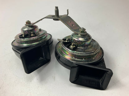 NEW UNBOXED OEM Ford F03Z-13832-B Low & High Note Horn Set - 88-90 Escort