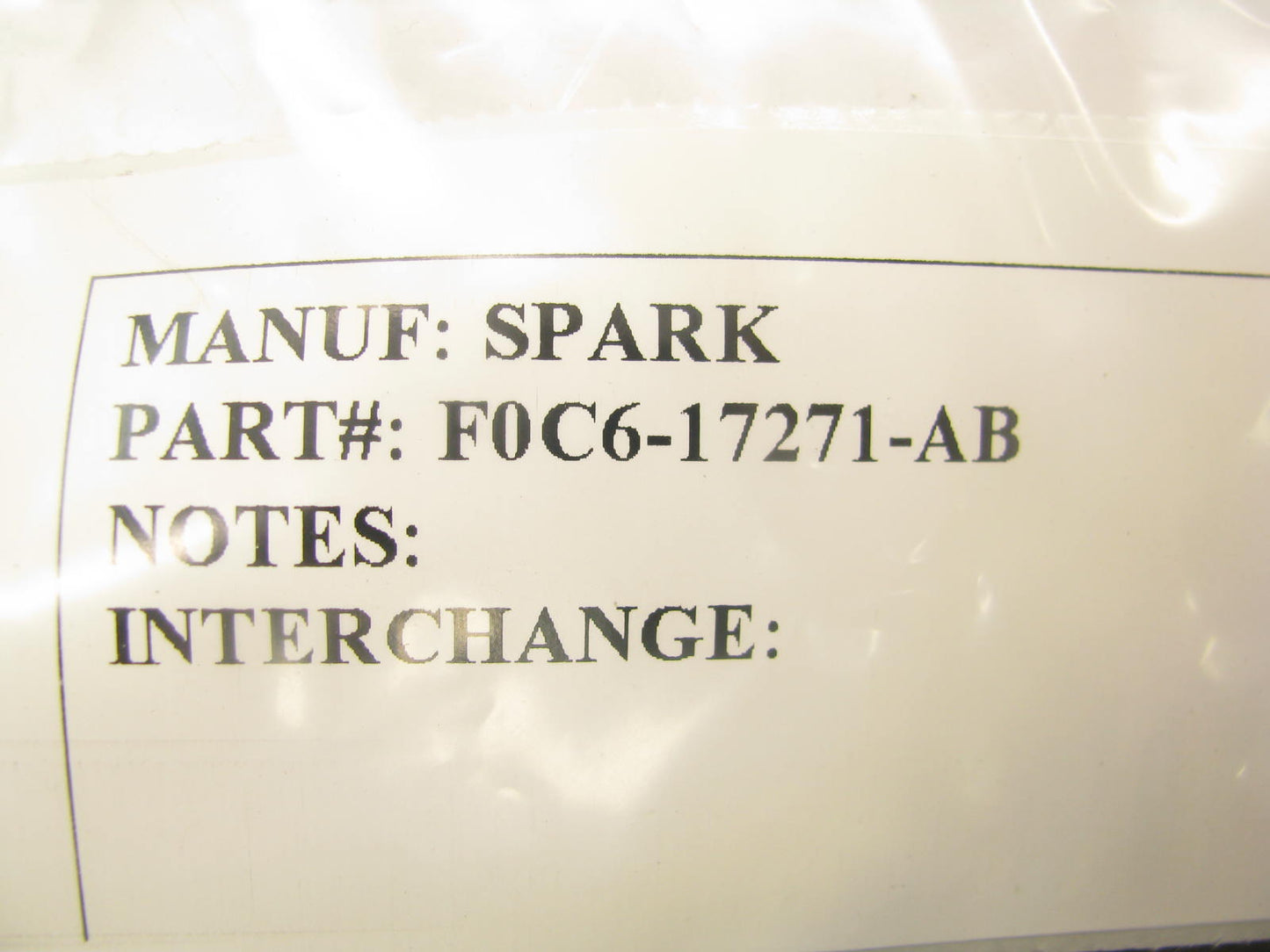 NEW - OUT OF BOX - OEM Ford F0C6-17271-AB Vehicle Speed Sensor
